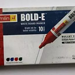 Camlin Bold-E Red Permanent Marker (PACK OF 10)-picture-31