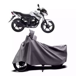 Auto Pearl Two Wheeler Cover with Bag for Yamaha SZ-S, Silver-image-96