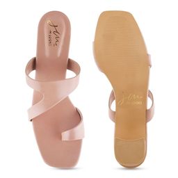 JM Looks Embellished Block Mules with Tassels image 5