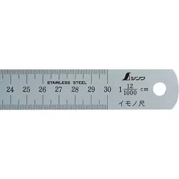 Shinwa Rules Stainless Steel Imono Scale cm Display Silver, 68536465-image-36