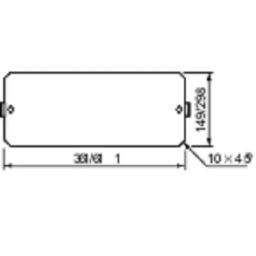Schneider Electric NSYPMP 300x750 mm Mounting Plate for Thalassa PLS/PHD, NSYPMP7502DLP-image-72