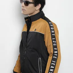 The Indian Garage Co Men Black Bomber Jacket-picture-49