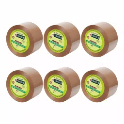 YAJNAS 76.2 mm (3 Inch) 200 m Brown BOPP Tape (Pack 6)-image-88