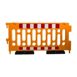 RS PRO Orange Polypropylene Safety Barrier, Red, White Tape Model No 2175259-image-76