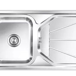 Nirali Elegance Unique Small 36x20 Inch Anti Scratch SS Single Bowl Kitchen Sink-image-8