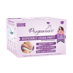 Pregawear Mid-Rise Disposable Postpartum Padded Briefs PF006A0XS-White-picture-36