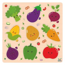Lattice Vegetable Educational Pre School Wooden Puzzle-19