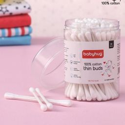 Babyhug Paper Stick Thin Cotton Buds - 100 Pieces-21