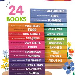 Intelliskills My First Learning Set of 24 Library Books - English-12
