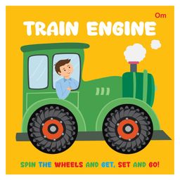 Train Engine Wheel Book - Wheel books for kids - Board Book for Children English-10