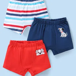 Babyhug Disney Single Jersey Knit  Briefs with Striped &  101 Dalmatians  Graphics Pack of 3 - Multicolour-picture-8