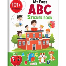 My First ABC Sticker Book: Alphabet learning for Kids, Sticker Fun learning, 101+ Stickers Adventures for Kids, Fun Learning Adventure for kids Ages 3-12.-4