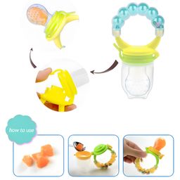 COZY VIBES Baby Fresh Food Feeder Safety Infant Pacifiers Fresh Fruit Nibbler Rotating Mills Chew Fruit Nipples Grinder Feeding Toys - PACK OF 1- COLOR MAY VARY-27