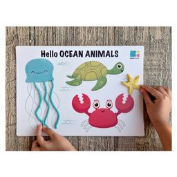 Bombay Toy Company Play Dough Kit - Hello Ocean Animals - Reusable-9