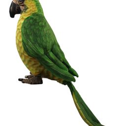 Tickles Cute Parrot Soft Stuffed Plush Bird Toy for Kids Boys & Girls Birthday Gifts (Size: Length 20 cm Color: Green & Yellow)-0
