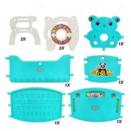 Bunie 2 in 1 Table & Chair Set With Alphabet Print - Random Color image 2