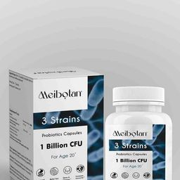 Meibotan 3 Strains Probiotic 1 Billion CFU Capsules - 60 Capsules-57