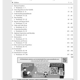 oswaal books Oswaal NCERT & CBSE One for all Workbook  | Mathematics | Class 8 | Updated as per NCF | MCQ's | VSA | SA | LA | For Latest Exam image 3