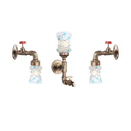 Somil Mordern Wall Lamp Light in Tap Design, Size: 19 X 19 X 34 Cm, Pack of 3-image-98