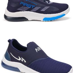 Spotwalk Men Mesh Running Shoes-image-47