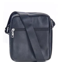 Calvadoss Textured Leather Structured Sling Bag image 1