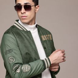The Roadster Lifestyle Co. Brand Logo Print Bomber Jacket-picture-47