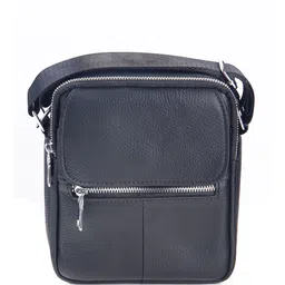 Calvadoss Textured Leather Structured Sling Bag image 2