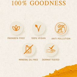 Lotus Herbals Set of 2 Radiance Boost Ubtan Face Wash with Turmeric - 100g each image 5