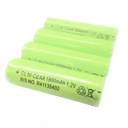 KP 1.2 V DC 1800 mAh NiCAD Rechargeable Battery, AA1800MAHFLATHEAD (Pack of 4)-picture-10