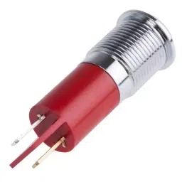 RS PRO Red Panel Mount Indicator 110V AC, Mounting Hole Size 14 mm, Termination Type Faston, Solder Lug, IP Rating IP67, Model No 8484516 image 4