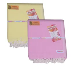 VANISHREE WORLD White Cotton Single Bed Blanket-image-84