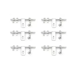 Legal 6PCS 304.8 mm (12 Inch) aldrop side2line Stainless Steel Latching Draw Hasp-image-12