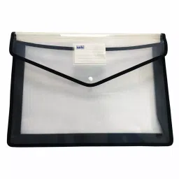 Solo A3 Size Clear Expanding Flexi Button Bag, DC 551-46