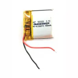 KP 3.7 V DC 450 mAh Lithium Polymer Rechargeable Battery, KP-502020-20
