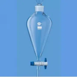 Rasayan 1000ml Funnels Separating Separating with PTFE Key 22506 image 1