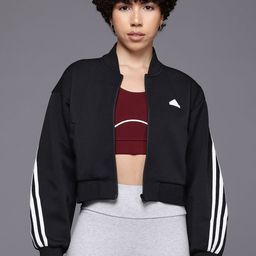 ADIDAS Mock Collar Striped Sweatshirt-picture-37