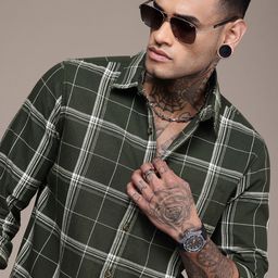 WROGN Checked Casual Shirt-image-8