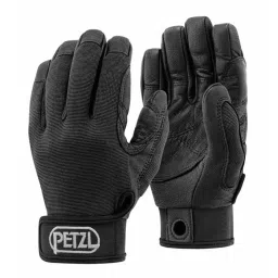 Petzl Black Leather Neoprene Rappelling Work Gloves Size 9.5 XL, K52 XLN-picture-8