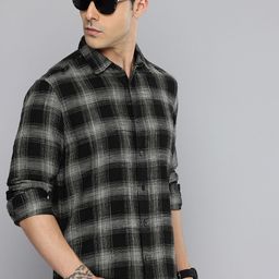 Flying Machine Slim Fit Checked Pure Cotton Casual Shirt-picture-42