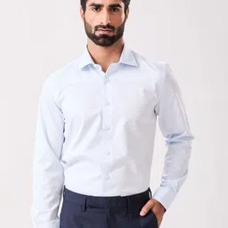 MH&Y Slim Fit Long Sleeves Cotton Formal Shirt-picture-12