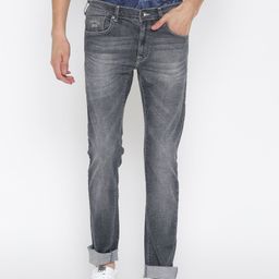 Pepe Jeans Men Grey Vapour Slim Fit Low-Rise Stretchable Jeans-image-11