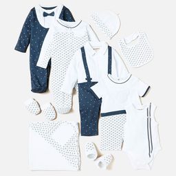 Giggles by Babyshop Infant Boys Printed Cotton Romper-image-90
