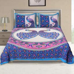 E Elma Unisex Blue Bedsheets-image-86