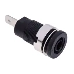 RS PRO 4 mm Black Female Banana Socket-Tab Termination 1000V 24A, 2247423-image-10