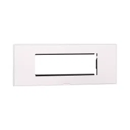 Legrand Cover Plate with Support Frame Myrius Classic White 6 Module, 6795 06 (Pack of 5)-11