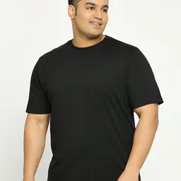 Vaishvik Round Neck Pure Cotton T-shirt-image-45