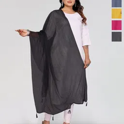 Moda Rapido Selection Of 5 Woven Design Tasselled Dupattas-picture-39
