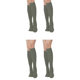 MUKHAKSH Women Olive Socks-picture-35