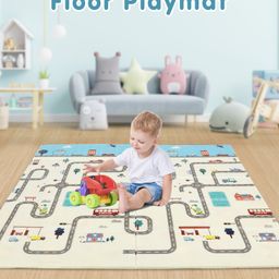 Zoe Water Proof Bear Print Double Side Reversible Folding Mat  L 178 x B 148 cm - Multicolor-picture-21