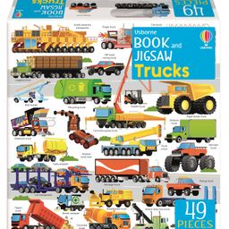 Usborne Book and Jigsaw Trucks By Sam Smith - English-24